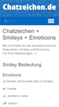 Mobile Screenshot of chatzeichen.de